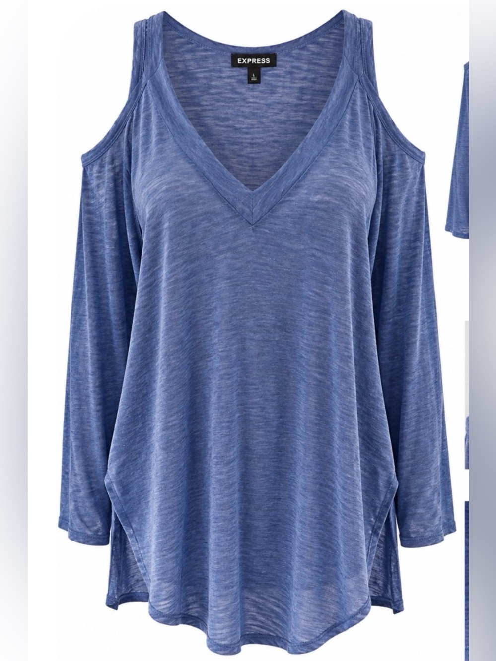Express size large blue top